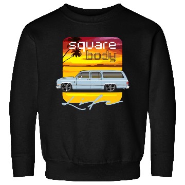 Discover square Light Blue Sweatshirts