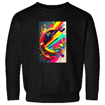 Discover Colorful Abstract Poster Sweatshirts