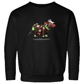 Discover Dark Brown Cow Sweatshirts