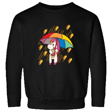 Discover Raining Tacos Unicorn Lover Umbrella Cinco de Mayo Sweatshirts