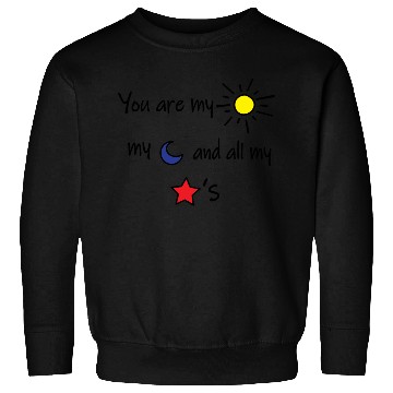 Discover Sun Moon and Stars Sweatshirts