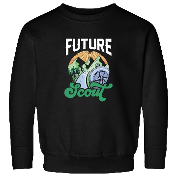 Discover Future Scout Outdoor Hiking Scouting Scouts Sweatshirts