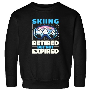 Discover Skiing Skier Retired Sweatshirts