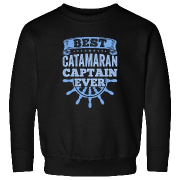 Discover Catamaran Sailing Sailor Best Catamaran Captain Sweatshirts