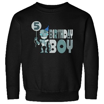 Discover Birthday Boy 5 Years Old Sweatshirts