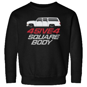 Discover square Frost White Sweatshirts