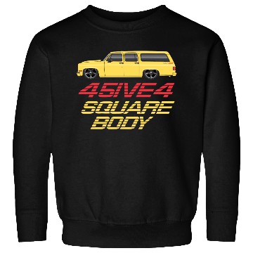 Discover square Colonial yellow Sweatshirts