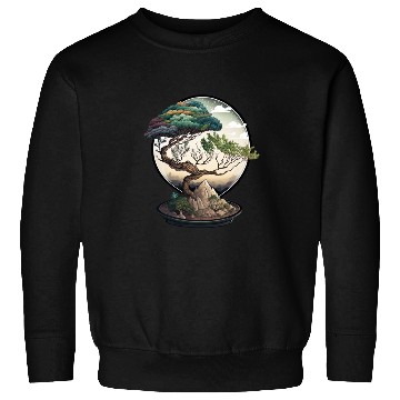 Discover Bonsai Tree Terrarium Sweatshirts