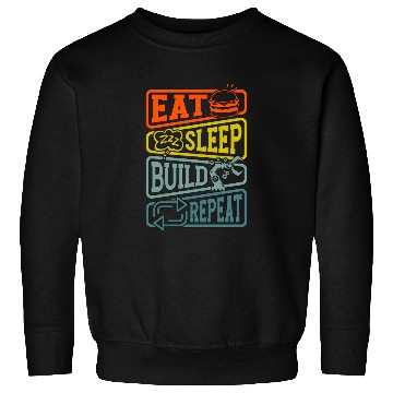 Discover Robotics Eat Sleep Build Robot Robotics Engineer Sweatshirts