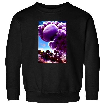 Discover Above the clouds, A purple landscape Sweatshirts