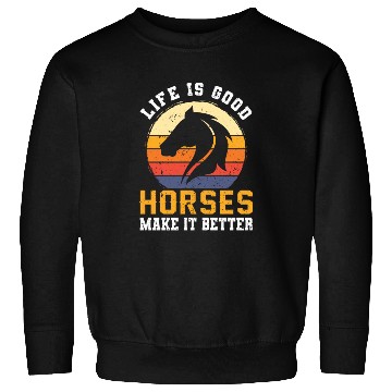 Discover Cool Retro Vintage Horse Pony Hanoverian Gift Sweatshirts
