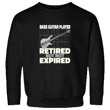 Discover Bass Guitar Bassist Retired Sweatshirts