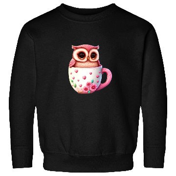 Discover Owl Animal Cute Wild Bird Zoo Forest Nature Child Sweatshirts