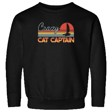 Discover Crazy Catamaran Captain Sailing Sailor Sweatshirts
