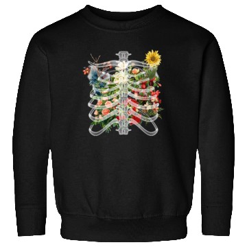 Discover Flower Skeleton Streetwear Sweatshirts