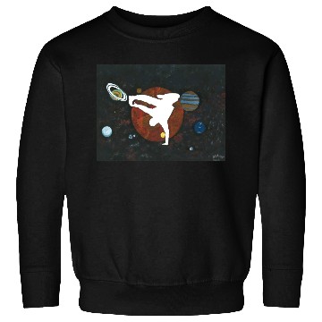 Discover Breakdancing in space by Yeshaya Dank Sweatshirts