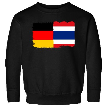 Discover Thailand Flag Germany Flag Half Thai Half German Sweatshirts