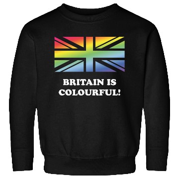 Discover Britain Is Colourful! (Union Jack, United Kingdom) Sweatshirts