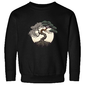 Discover Yin and Yang Bonsai Tree Sweatshirts