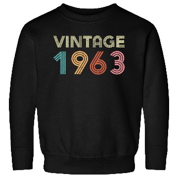 Discover 60th Birthday - Vintage 1963 Sweatshirts