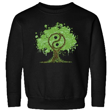 Discover Ying Yang Tree of Life Sweatshirts