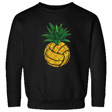 Discover Funny Pineapple Volleyball Sweatshirts