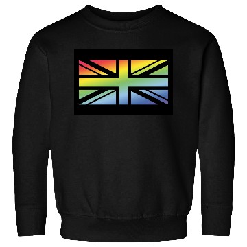 Discover Union Jack / Rainbow Flag (Britain / UK / Poster) Sweatshirts