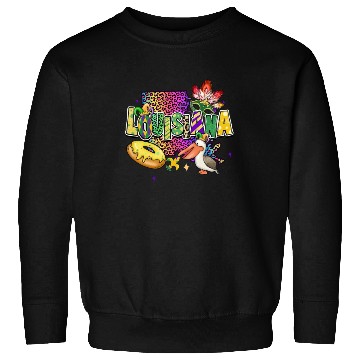 Discover New Orleans Men Women Louisiana Mardi Gras Outfit Sweatshirts
