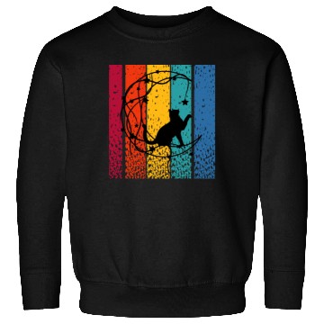 Discover Cat Retro Creative Sweatshirts