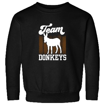 Discover Team Donkeys Farm Animal Donkey Lover Sweatshirts
