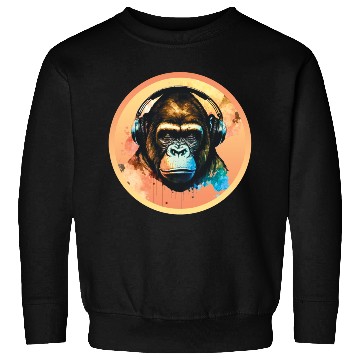 Discover Gorilla DJ Beat Sweatshirts