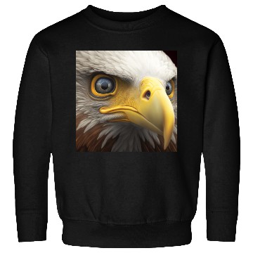 Discover bald eagle eyes hyper realistic hyper details Sweatshirts