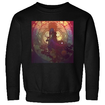 Discover Psychedelic Clocktower Specter Sweatshirts