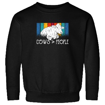 Discover Cows > People Lover Farm Animals Cow Sweatshirts
