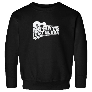 Discover No hate just Blues Music Trumpet Sweatshirts