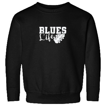 Discover Blues Life Music Trumpet Chicago Sweatshirts