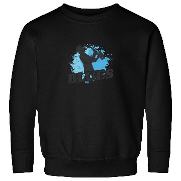 Discover Blues Saxophone Music Trumpet Sweatshirts
