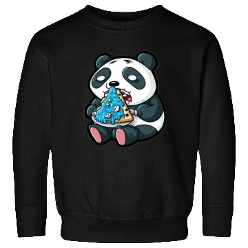 Discover Sweet Panda: Eat Biscuits with Cream Sweatshirts