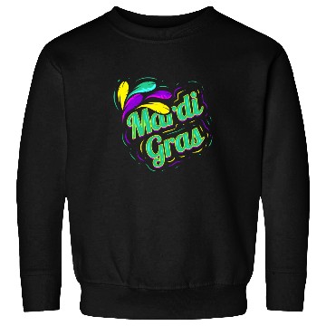 Discover Green Lettering For Mardi Gras Sweatshirts