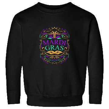 Discover Lettering And Ornaments For Mardi Gras Sweatshirts