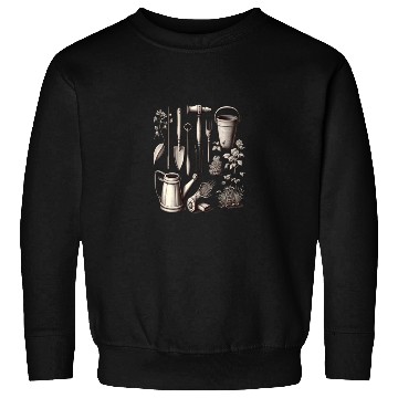 Discover Florist Gardener Dad Grayscale Gardening Tools Sweatshirts