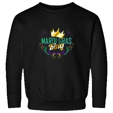 Discover Logo King of Mardi Gras Sweatshirts