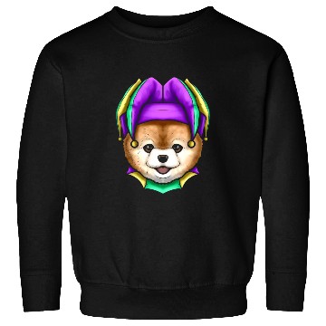 Discover Cute Bear with Jester Hat for Mardi Gras Sweatshirts