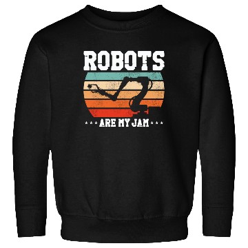 Discover Robot Robotics Engineer Retro Sweatshirts