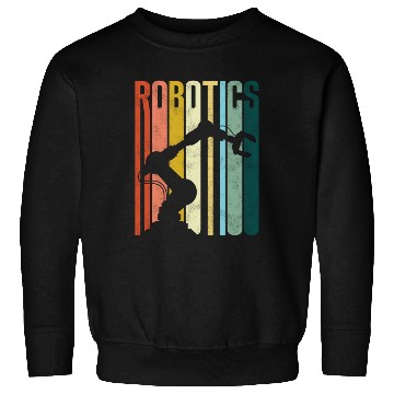 Discover Robot Robotics Engineer Retro Sweatshirts