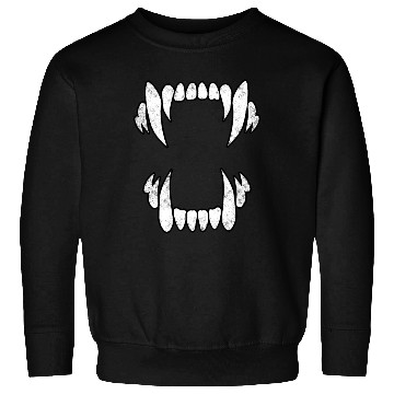 Discover Scary Wolf Fangs Sweatshirts