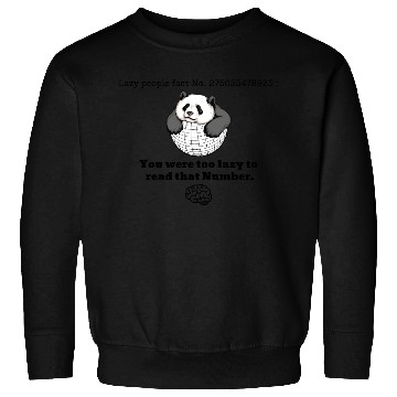 Discover Lazy Panda - Funny Sweatshirts