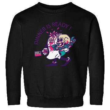 Discover Dinner is ready zombie cooking Dinner is ready zom Sweatshirts