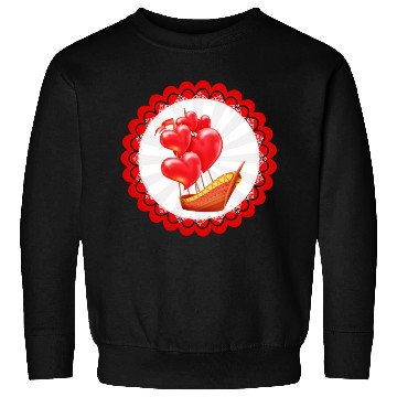 Discover Scarlet Sails. Happy Valentine's Day. Sweatshirts