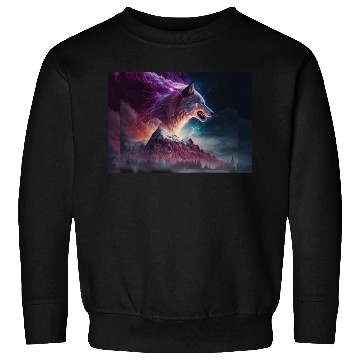 Discover Electric Mountain, Violet Skies, and a Luminous Wo Sweatshirts